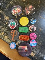 CLEARANCE SALE Vintage Music Badges Bad Company Ub40 The Jam Jimi Hendrix Etc