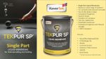 TEKPUR SP Single part moisture PU flexible repair coating, roofs, gutters