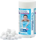 Clearwater 1 kg Multifunction Chlorine Tablets, 4-in-1 Dispenser Tablets (Saniti