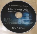 HIREN'S BOOT DISC ON DVD FOR ANY COMPUTER RECOVERY REPAIR WINDOWS 7 8 10 & 11