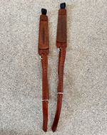 Free Jump Brown Leather Horse Stirrup Leathers Size Medium 