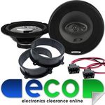 AUDI TT MK2 2007-2014 Alpine 560 Watts 3 Way Front Door Car Speakers Upgrade Kit