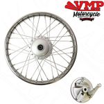 Honda CG 125 Front Wheel Drum Brake Hub Rim 1.4 x 18 + Drum Shoe Plate Speedo