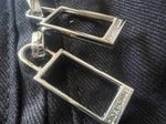 DIOR Mens Garment Bag Cover Black Fabric Zipper And Signed Metal Hooks
