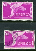 GANDALF - Italy 1951 Express 50 Lire Scott #E24 Mint & VFU F447