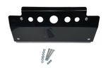 STEERING / SUMP GUARD FOR LR DEFENDER FINISHED IN GLOSS BLACK POWDER COAT