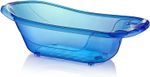 Large 50 Litre Aqua Blue Clear Transparent Baby Bath Tub