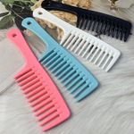 Wide Tooth Hair Comb Detangling Comb Curly Wet Hair Styling Salon Brush