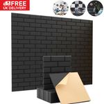 12X Acoustic Wall Panel Tiles Studio Sound Proofing Insulation Self Adhesive Pad