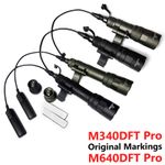 M340 M640 Pro Light WeaponLight Flashlight With Pad Switch -Constant/Momentary