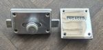 Chrome Toilet Door Lock Sliding Bolt Indicator (Vintage, Antique)
