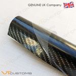 Black 5D Carbon Fibre Vinyl Wrap Sheet Film Sticker Car Wrap Air Bubble Free