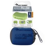 SEA TO SUMMIT AEROS PILLOW PREMIUM LARGE NAVY BLUE. CAMPING & HIKING EQUIPMENT