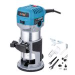 KATSU Electric Wood Trimmer Router 710W 220V Hand Tool for Woodworking UK