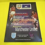 Arsenal V Manchester United Charity Shield Final 1998 Football Programme Draw G