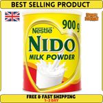 Nestle Nido Instant Full Cream Milk Powder Tin Added Vitamins & Minerals 900g UK