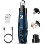 Casfuy Smart 6-Speed Dog Nail Grinder - 50% More Power Pet Dark Blue