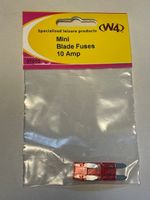Caravan/Motorhome/Boat Mini Blade Fuses 10 Amp 3 Pack 37010
