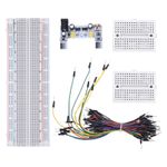 Breadboard Kit 830/170 Tie-Points with Power Supply Module Jumper Wires