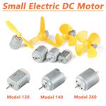 Mini 130/140/260 Toy Motor Small Electric DIY DC Motor 1.5V-4.5V Models Robots