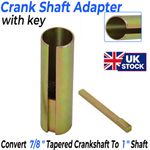 Crank Shaft Adapter Taper to 1" Inch to Generator Pressure Washer Engine Bushing