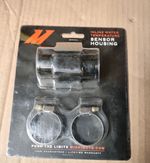 Water Temperature Sensor Adaptor Kit Aluminum 30mm Black Mishimoto MMWHS-30-BK