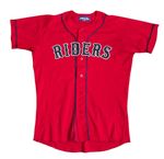 Riders Japanese Baseball Jersey #7 Hosokawa Red Large Mizuno Free Post 