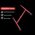 Adjustable Truck Bed Lifter Box Lift For Pickups Trucks Powder Coated Red 800LB