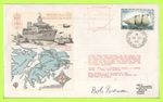 Falkland Islands 1982 RAFES SC32, Co Pilot Bob Iveson flown & Signed Cover
