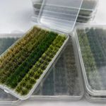 Static Grass Tufts - 120 Tufts for Miniature Models - 4 Color Set UK New
