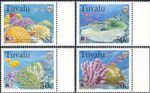 Tuvalu 1998 Coral/Fish/Marine/Greenpeace/Nature/Conservation 4v set (b6598)
