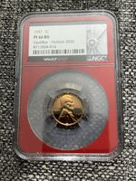 1937 1c Lincoln Wheat Cent - NGC PF 66 RD
