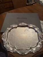 Rare vintage "Silver Artistry" Silverplated Serving Tray by Oneida Silversmiths.