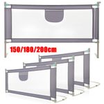 1.5-2M Upgrade Toddler Bed Rail Safety Guards Baby Protection Adjustable Height
