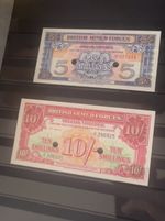 Rare British Armed Forces Ten Shilling