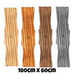 3X Garden Gardeners Dark Wood Coloured Wooden Expanding Expandable trellis 6x2ft