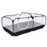 Foldable Pet Playpen Portable Mesh Enclosure Exercise Pen for Dogs Rabbits