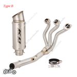 For Yamaha MT-09 FZ09 2014-2020 Exhaust System Header Link Pipe Slip On Muffler