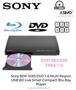 Sony BDP-S185 DVD 1-6 Multi Region HDMI Blu-Ray Player 12M Warranty Compact Slim