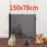 UK Pet Dog Gate Safety Guard Folding Baby Toddler Stair Gate Isolation Removable