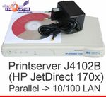 HP Jetdirect 170X J4102B Wall Version Print Server for All Parallel Printer