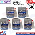 5 x HB Body body 280 3 Litre Body filler Beige Lightweight 2K Polyester filler