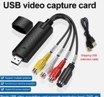 USB Video Capture Card Easy Cap VHS VCR Mini DV Hi8 DVD to Digital Converter