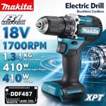 Makita DDF487 18V LXT Brushless Cordless Drill Driver 13mm Compact Power Tool UK