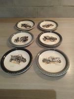 WADE Decor Plates - Moko Product - Veteran Cars Series x 4 120mm Dishes X6