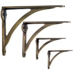 Antique brass ironbridge bracket  4 sizes to choose from (priced as single )