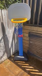 Junior Kids Adjustable Basketball Play Set Net Hoop Ball Pump Garden Sport Toy