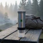 Portable Espresso Machine Single-Press Small Appliance Easy Cleaning for Car