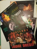 5 x SCI-FI Movie Cinema Mini Quad Posters  Judge Dredd Species Virtuosity 