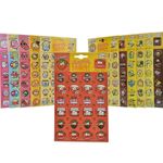 288 Scratch N Sniff Stickers 12 Scents Kids Stocking Fillers scented and smelly